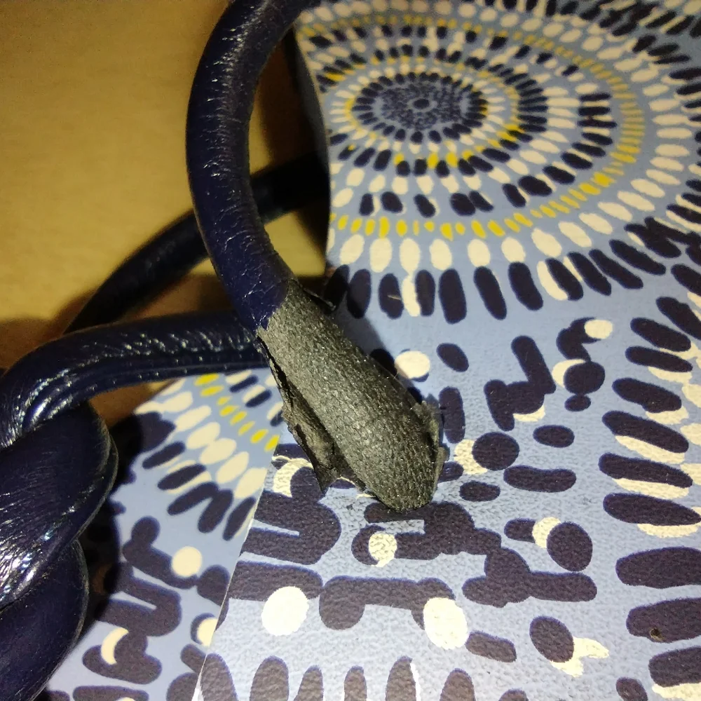 Vera Bradley Large Starry Night (Summer 2010) Braided Flip Flops. - Picture 9 of 10